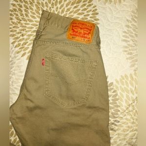 Levi's 559 Denham khaki color jeans size 32 x 30